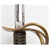 Image 3 : Model 1860 Cavalry Officer’s saber and metal  scabbard with hanging rings, blade by Emerson &  Silve