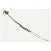 Image 7 : Model 1860 Cavalry Officer’s saber and metal  scabbard with hanging rings, blade by Emerson &  Silve