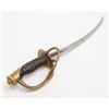 Image 8 : Model 1860 Cavalry Officer’s saber and metal  scabbard with hanging rings, blade by Emerson &  Silve