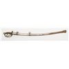 Image 9 : Model 1860 Cavalry Officer’s saber and metal  scabbard with hanging rings, blade by Emerson &  Silve