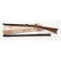 Thompson Center Arms copy of a half stocked  percussion Hawken rifle, .54 cal., 28-1/2” heavy  octag