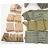Image 2 : Large military metal can of misc. ammo including  bandoliers of .30 caliber rounds, clips of 7.62mm,