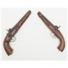 Image 18 : Two antique percussion European single shot  pistols, both in out-of-the-attic un-cleaned  condition
