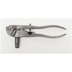 Winchester loading tool, blue finish in overall  very good + condition marked “45-75”; patent date  