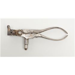 Large frame Ideal #6 combination bullet  mold/loading tool for .45-85 caliber cartridge in  overall 