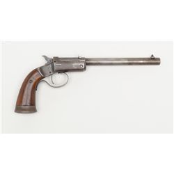 Stevens-Conlin single shot tip-up pistol, .22  cal., 8” barrel, wood grips, #18239 in overall  very 