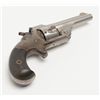 Image 6 : Smith & Wesson New Model 1-1/2 Single Action  revolver, .32 cal., 3” barrel, nickel finish,  checker
