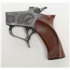 Image 2 : Thompson Contender Action only (no barrel),  #27070, blue finish, checkered wood grips in  overall g