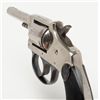 Image 9 : H&R Model 1906 DA revolver, .22RF cal.,  2-1/2”  octagon barrel, nickel finish, checkered hard  rubb