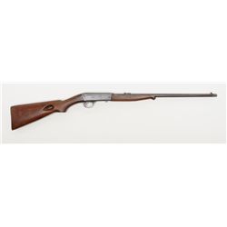 Remington Model 24 semi-automatic rifle, cal. .22  Short, Serial #NSNV.  The rifle is in overall goo
