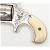 Image 6 : Engraved Remington New Model No. 4 Revolver, .38RF  cal., 2-1/2” round barrel, nickel finish, faux  