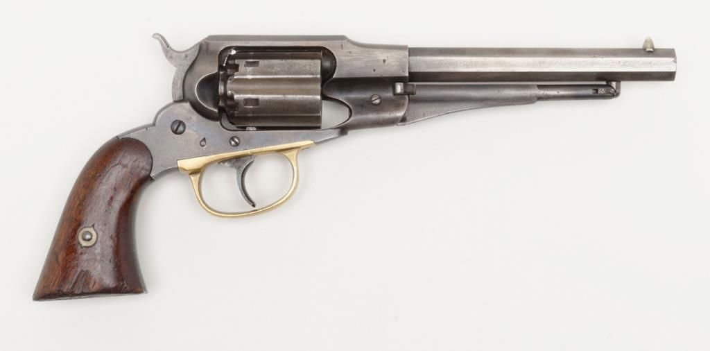 Remington-Rider DA New Model Fluted Cylinder Belt revolver, .36 cal., 6 ...