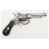 Image 4 : Deluxe engraved and cased double action pinfire  revolver signed “Lefaucheux Inventeur, 37. Rue,  Vi
