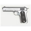 Image 2 : Colt Model 1903 semi-auto pistol, .38 cal., 4-1/2”  barrel, high polish blue finish, checkered black