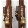 Image 4 : Pair of French style brass mounted flintlock  pistols circa about 1790 in the style of arms  known t