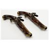 Image 6 : Pair of French style brass mounted flintlock  pistols circa about 1790 in the style of arms  known t