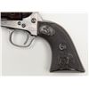 Image 10 : Colt SAA revolver, .45 cal., 4-3/4” barrel, blue  and case hardened finish, checkered hard rubber  e
