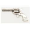 Image 2 : Colt SAA revolver, John Adams engraved, .45 Colt  cal., 4-3/4” barrel, nickel finish, pearl grips,  