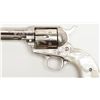 Image 3 : Colt SAA revolver, John Adams engraved, .45 Colt  cal., 4-3/4” barrel, nickel finish, pearl grips,  