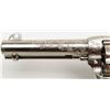 Image 4 : Colt SAA revolver, John Adams engraved, .45 Colt  cal., 4-3/4” barrel, nickel finish, pearl grips,  