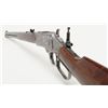 Image 14 : Custom high relief panel scene engraved Winchester  Model 1873 lever action rifle, .22 short cal.,  