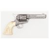 Image 1 : Colt SAA revolver, .44-40 cal., 4-3/4” barrel,  custom engraved showing extensive scroll and  floral