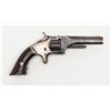Image 1 : Smith & Wesson 1st model 2nd issue .22 caliber 7  shot revolver with frame period inscribed in  scri