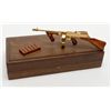 Image 3 : Wood cased miniature non-firing copy of a Model  1921 Thompson Submachine Gun, approx. 8-1/2”  overa