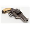 Image 6 : Merwin & Hulbert Third Model Pocket Army DA  revolver, factory engraved with panel scene of an  Amer