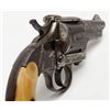 Image 8 : Merwin & Hulbert Third Model Pocket Army DA  revolver, factory engraved with panel scene of an  Amer