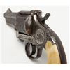 Image 9 : Merwin & Hulbert Third Model Pocket Army DA  revolver, factory engraved with panel scene of an  Amer