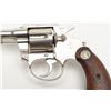 Image 4 : Colt Police Positive DA revolver, .32 Police cal.,  4” barrel, nickel finish, checkered wood  medall