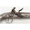 Image 4 : Greek or Turkish hallmarked flintlock pistol,  approx. 17” overall with a 10-1/2” barrel, .68  cal.,