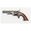 Image 2 : Period engraved Manhattan 1st Model, 1st Variation  tip-up spur trigger revolver, .22 cal., 3”  octa