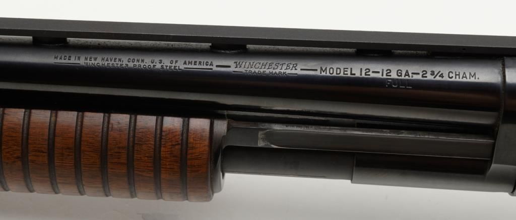 Winchester Model 12 pump action takedown shotgun, 12 gauge, full choke ...