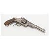 Image 6 : Smith & Wesson New Model Russian revolver in .44  caliber showing original nickel finish with wood  
