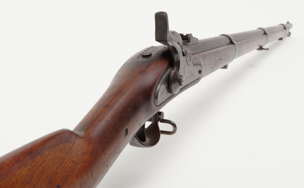 U.S. Springfield percussion rifle, .58 cal., 39-1/2