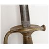 Image 7 : Model 1860 NCO’s sword and leather scabbard with  brass drag and throat in very good condition;  bla