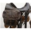 Image 6 : McClellan Model 1875 Indian war period saddle  including saddlebags, carbine, boot, bridal, bit  and