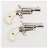 Image 4 : Colt .22 caliber single shot Derringers nickel  plated with imitation ivory grips in factory book  c