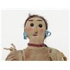 Image 3 : Beaded hide Indian doll, approx. 12” overall in  very good condition with horsehair braids; appears 