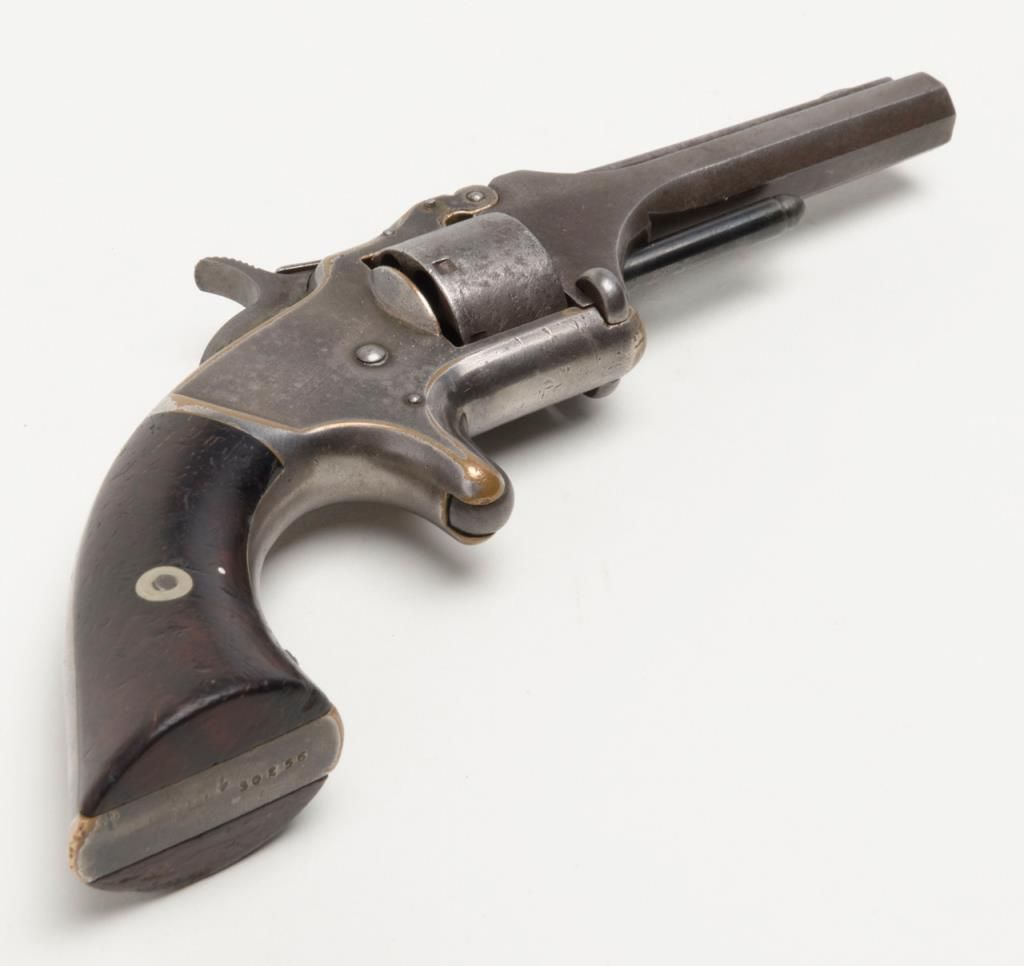 Smith & Wesson Model 1 Second Issue spur trigger revolver, .22 cal., 3 ...