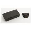 Image 1 : Lot consisting of 2 Civil War period pouches. The  1st is a Pouch for pistol size caps showing  some