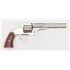 Image 1 : Navy Arms copy of a Smith & Wesson Schofield  Single Action revolver, .45LC cal., 7” barrel,  nickel
