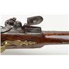Image 10 : Good quality Germanic flintlock pistol circa 18th  century with grooved brass and gilded mounts  sig