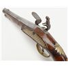 Image 9 : Good quality Germanic flintlock pistol circa 18th  century with grooved brass and gilded mounts  sig