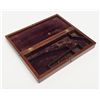 Image 2 : Original wood case with maroon lining and  compartments for a Remington Army percussion or  conversi