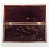 Image 3 : Original wood case with maroon lining and  compartments for a Remington Army percussion or  conversi