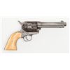 Image 1 : Colt SAA revolver, .44 cal., barrel period reduced  to 5-1/8”, period ivory grips, #57950 in overall