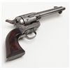 Image 9 : Colt SAA revolver, .38 W.C.F. cal., 4-3/4” barrel,  blue and case hardened finish, smooth hardwood  